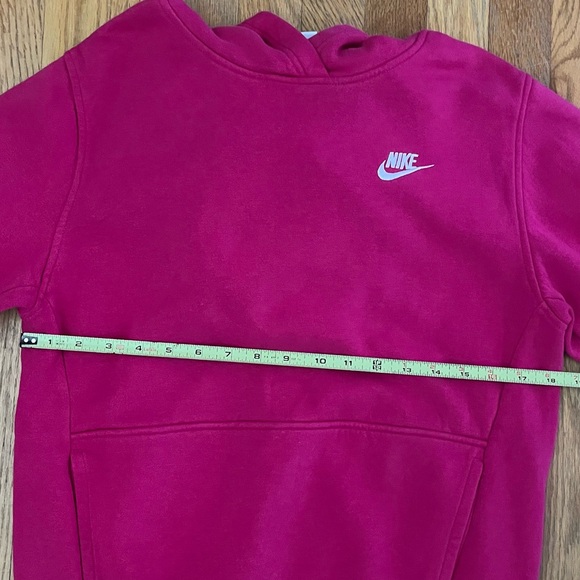 Girls Nike Fuchsia Pullover Hoodie - Picture 4 of 5